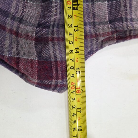 Sears Teens Boutique Plaid Dress Vintage Size 10 - Picture 8 of 9